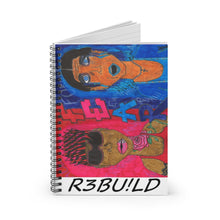 Load image into Gallery viewer, Other side of Fear Spiral Notebook - Ruled Line