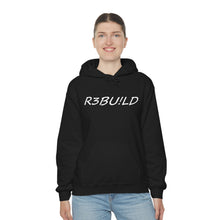 Load image into Gallery viewer, R3BU!LD Standard Hoodie ( White Font )
