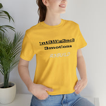 Load image into Gallery viewer, Intelligence Over Emotions Short Sleeve Tee
