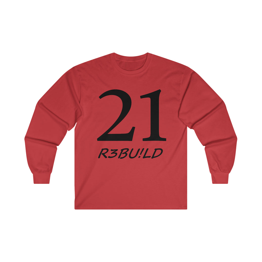 R3bu!ld Jersey Style Long Sleeve Tee