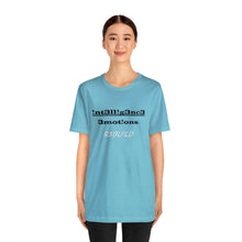 Load image into Gallery viewer, Intelligence Over Emotions Short Sleeve Tee
