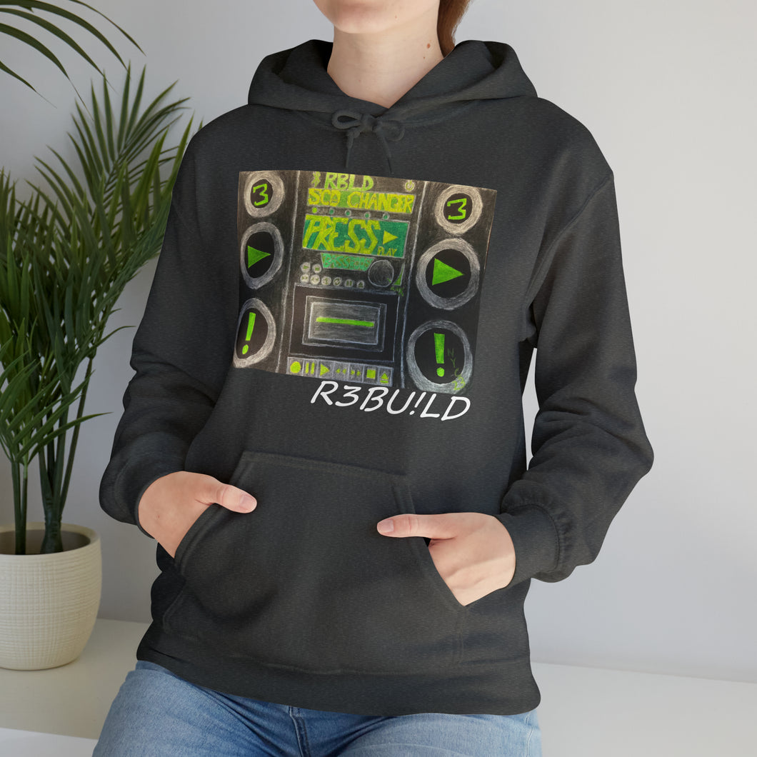 R3bu!ld- 50 Years Of Hip Hop - Boombox Hoodie