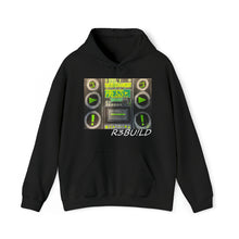 Load image into Gallery viewer, R3bu!ld- 50 Years Of Hip Hop - Boombox Hoodie
